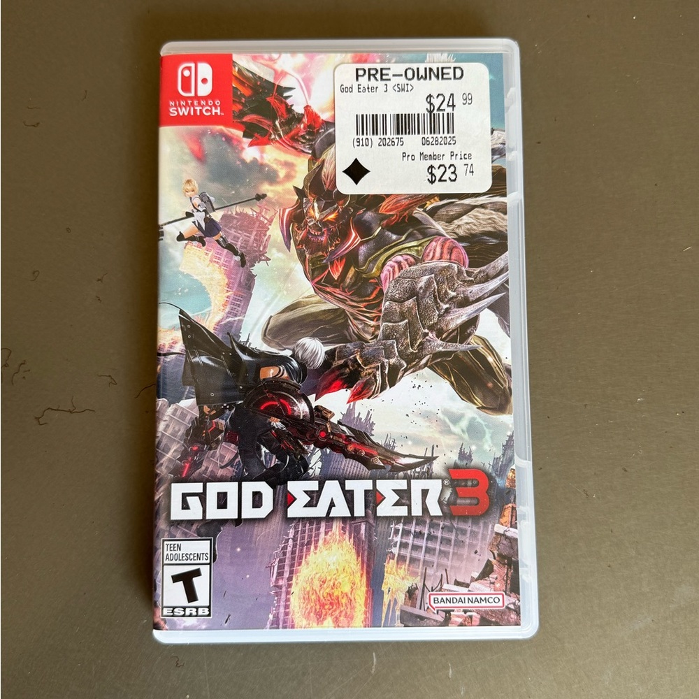 Nintendo God Eater 3 - Red, Black, and White